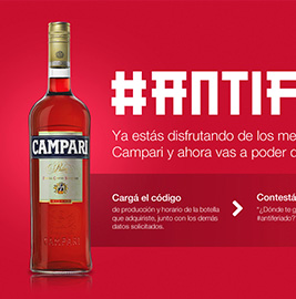 Landing page Campari